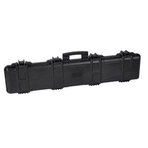Injection Molded Long Hard Plastic Equipment Tool Gun Case with Foam